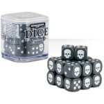 Jeu de soci�t� - games workshop - warhammer - 20 d�s 6 faces - couleur al�atoire - ic�nes de cr�ne