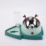 Gamelle antidrapante pour chat chien surlev - nayoroom - 3 en 1 bol dalimentation acier inoxydable ...