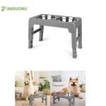 Gamelle surleve pour chien - ohmg - 3 hauteurs ajustables - gamelle anti - glouton et gamelle inox ...
