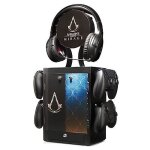 Gaming locker - numskull designs - assassins creed - noir - 10 jeux - 4 manettes