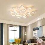 Ganeed plafonnier led pour salon chambre - moderne - lumi�re variable avec t�l�commande(98w3000k - 6500k)14 ...