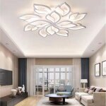 Ganeed plafonnier moderneplafonnier led � intensit� variable avec t�l�commande(3000k - 6500k)90wblanc ...