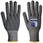 Gants anti - coupures portwest a640 sabre � picots pvc - gris - homme - nouveau mod�le - hppe - fibre ...