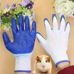 Gants anti - morsure de s�curit� mordre ultra long de protection pour attraper chien chat reptile animal ...