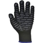 Gants anti vibration portwest - noir - main - 50% coton 45% nylon 5% caoutchouc chloroprne
