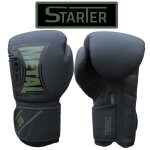 Gants de boxe metal boxe entrainement starter - noir / kaki - 12 oz