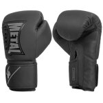 Gants de boxe metal boxe starter - noir / gris - 8 oz Gants de boxe metal boxe starter - noir / gris - 8 oz