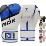 Gants de boxe - rdx - muay thai pour mma - combat kickboxing - cuir maya hide bleu