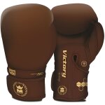 Gants boxe victory heritage mi - cuir marron montana