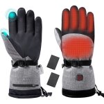 Gants chauffants gants hommes femmes gants chauffants imperm�able avec batterie rechargeable pour cyclisme ...