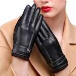 Gants de conduite femmes gants en cuir avec textos pour écran tactile dhiver chauds noir fbc99g Gants de conduite femmes gants en cuir avec textos pour écran tactile dhiver chauds noir fbc99g