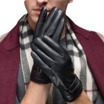 Gants de conduite hommes gants en cuir avec textos pour écran tactile gants dhiver chauds noir doublure ... Gants de conduite hommes gants en cuir avec textos pour écran tactile gants dhiver chauds noir doublure ...
