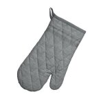Gant de cuisine - kela - tia graphite - 100% coton - 31x18cm - gris