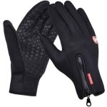 Gants de cyclisme chauds thermiques dhiver  cran tactile unisexe - ecelen - noir - impermable et respirant ...