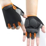 Gants cyclisme de vlo et demi doigt gant rflchissant gel bicyclette gants courts homme et femme pour ...