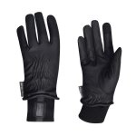 Gants d�quitation imperm�ables thinsulate en cuir synth�tique weatherbeeta dublin - black - taille 7
