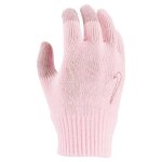 Gants pour crans tactiles - nike - knit tech and grip 2. 0 - couleur rose - mixte - adulte