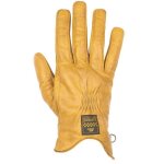 Gants �t� cuir femme helstons swallow - dor� / marron