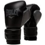 Gant de boxe - everlast - powerlock 2r - noir - cuir pu - confortable - ergonomique