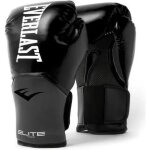 Gants de boxe - everlast - pro styl eli - noir / gris - cuir synthétique - confort optimal Gants de boxe - everlast - pro styl eli - noir / gris - cuir synthétique - confort optimal
