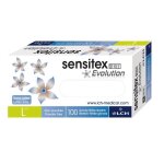 Gants dexamen jetable en nitrile lch sensitex evolution - taille l (8 / 9) - lot de 100
