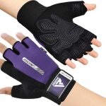 Gants de fitness respirant anti - drapant rdx pour femme - violette