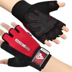 Gants de fitness respirant anti - drapant rdx - rouge