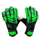 Gants de gardien de but de football - vert - adulte - mixte - respirant