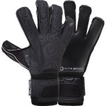 Gants de gardien - elite sport - black solo - noir - taille 6 - respirant