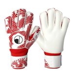 Gants de gardien football adulte enfant - marque - modle - doigt spciaux - latex - rouge