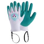 Gants de jardinage pour enfant rostaing - vert - 4 - 6 ans - etanche en paume et doigts