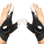 Gants de lampe de poche led lumires mains libres pour camping pche rparation de voiture gadget cool ...