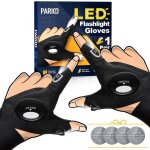 Gants led avec lumi�res �tanches - gants de lampe de poche � led gants lumineux pour adultes pour le ...