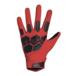 Gants longs vtt armor - rouge - compatible �cran tactile - taille s