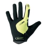 Gants longs vtt hero gel - jaune fluo - compatible cran tactile - taille 2xl