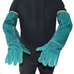 Gants de morsure de scurit anti - morsure pour chien de capture chat chat reptile animal en cuir ultra ...