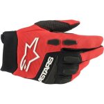 Gants moto cross enfant alpinestars yth f bore red and black