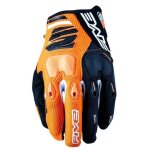 Gants moto cross five e2 - orange - 2xl