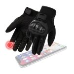 Gant moto homme / femme - gants moto a cran tactile pour tlphone - equipement de protection scooter ...