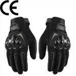 Gants motogants scooter unisexe mi saison ecran tactile respirable pour auto moto vélo - noir Gants motogants scooter unisexe mi saison ecran tactile respirable pour auto moto vélo - noir