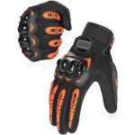 Gants moto tactile coque protection plein doigt moto respirable vtt vlo trotinette enduro scooter - ...