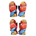 Gants - moufles de ski disney cars - enfant garon 5 / 6 ans - rouge - impermables et respirants