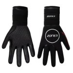 Gants de natation - zone3 - heat - tech - 35 mm - doublure en titane - noir / rouge Gants de natation - zone3 - heat - tech - 35 mm - doublure en titane - noir / rouge