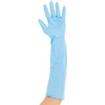 Gants en nitrile - franz mensch - extra safe superlong - non poudr�s - bleu - taille xl