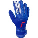 Gants de football - reusch - attrakt freegel silver - bleu profond - latex reusch grip - taille 9