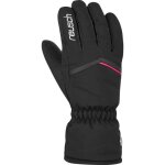 Gants de ski - reusch - marisa - noir / blanc / rose - taille 8 - respirant
