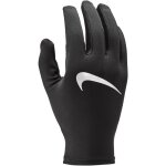 Gants de running nike miler - noir / argent - adulte - respirant