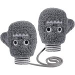 Gants de ski - moufles de ski gants de ski pour enfants gants de neige gants dhiver en laine chaude pour ...