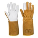 Gant soudeur portwest tig ultra - brun