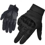 Gants de sport mi - saison pour homme - plein - doigt - noir - anti - glisse et respirant